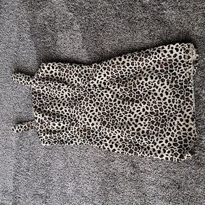 Arizona Jean Co. Leopard Print Mini Dress — Sleeveless Size Small